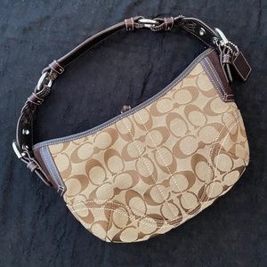 Coach Mini Hobo Y2K Signature Purse/ Baguette NEW